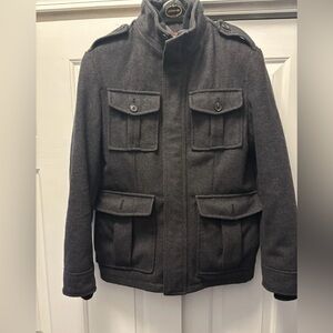Merona Charcoal Military Field Jacket